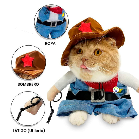 CowboyPet™ | Disfraz de Vaquero para Mascotas