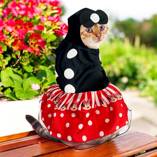 MinniePet™ | Disfraz de Minnie Mouse para Mascotas