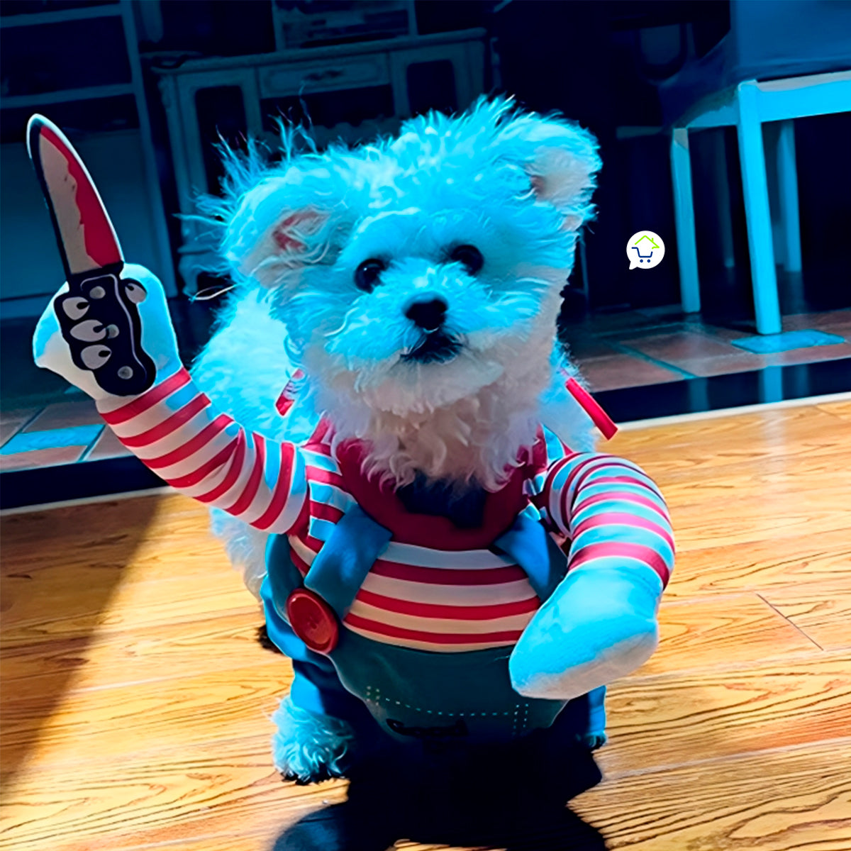 ChukyPet™ | Disfraz de Muñeco Asesino para Mascotas