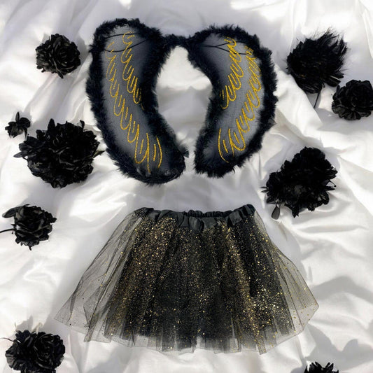 DarkAngelPet™ | Disfraz Ángel Negro para Mascotas