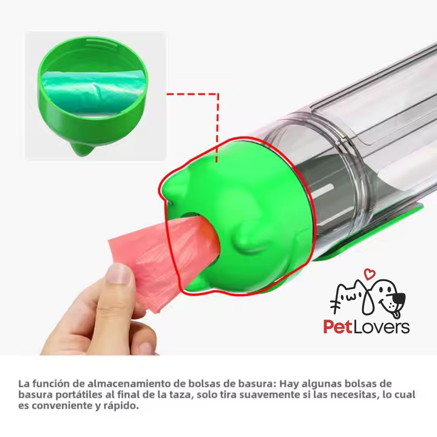 DogBot™ | Botella Portátil 4 en 1 Para Mascotas