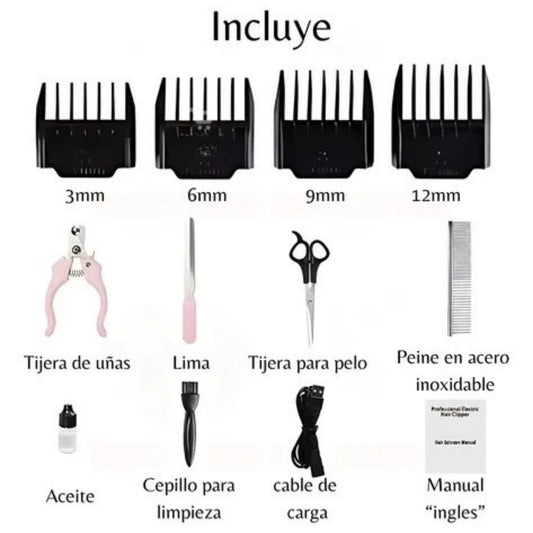 GroomiPet™ | Kit de Peluquería Profesional para Mascotas