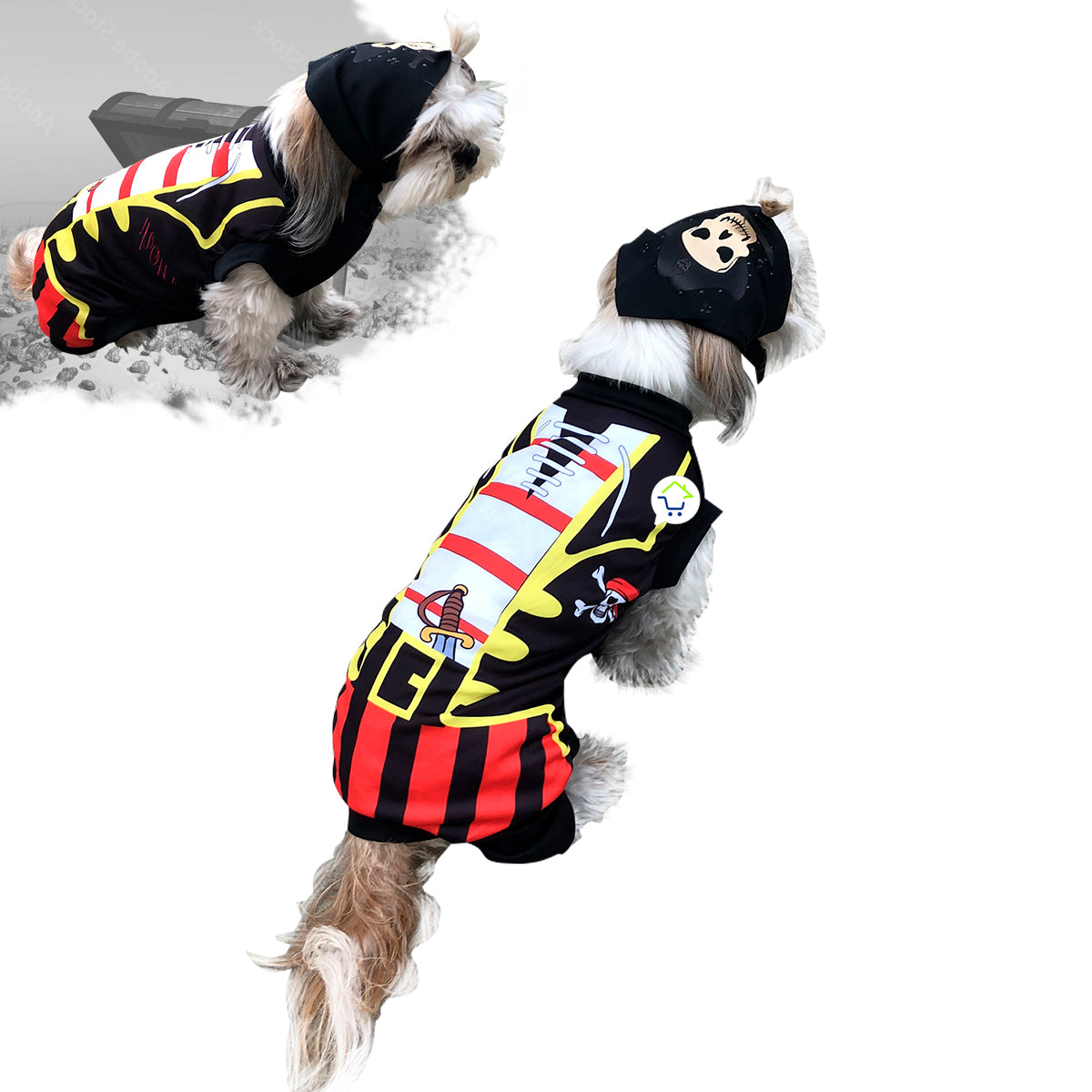 PiratePet™ | Disfraz de Pirata para Mascotas