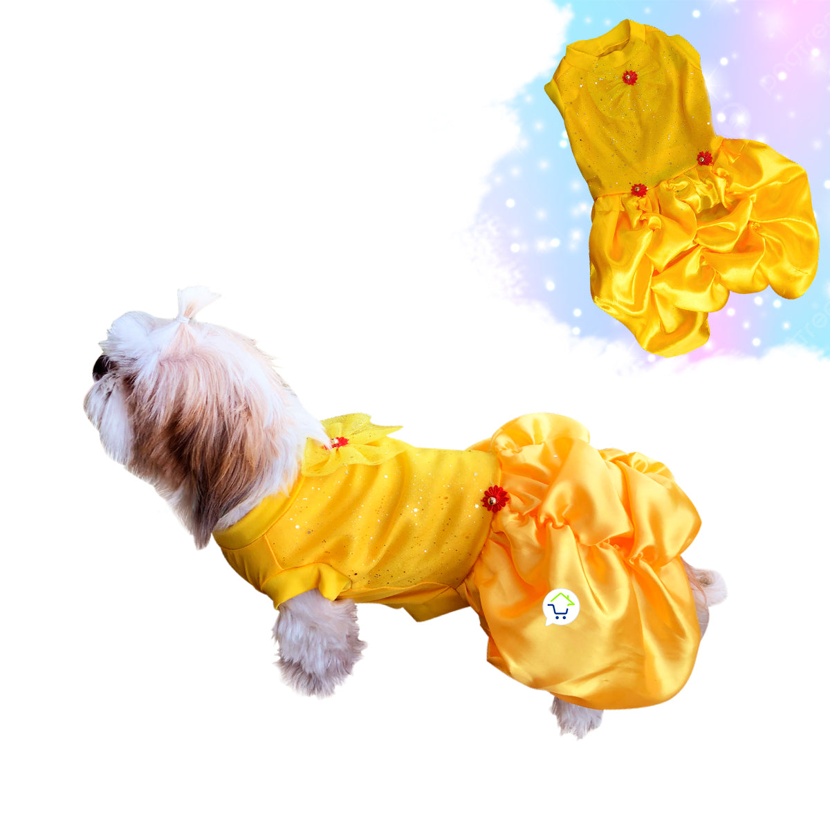 BellaPet™ | Disfraz de Princesa Bella para Mascotas