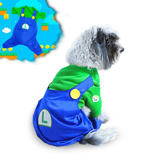 LuigiPet™ | Disfraz de Luigi para Mascotas