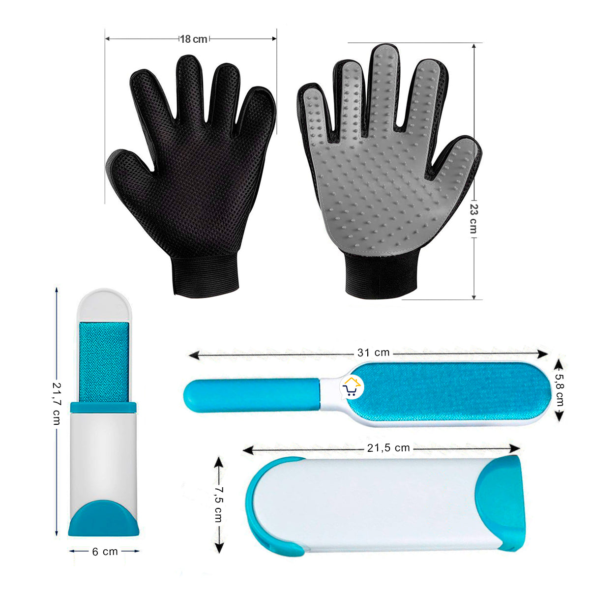 Pack Limpieza Express™ | Guante Masajeador + Doble Removedor
