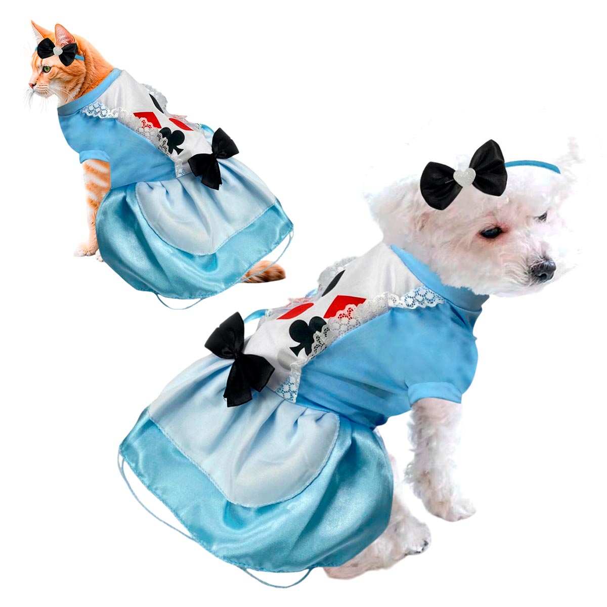 AliciaPet™ | Disfraz de Alicia para Mascotas