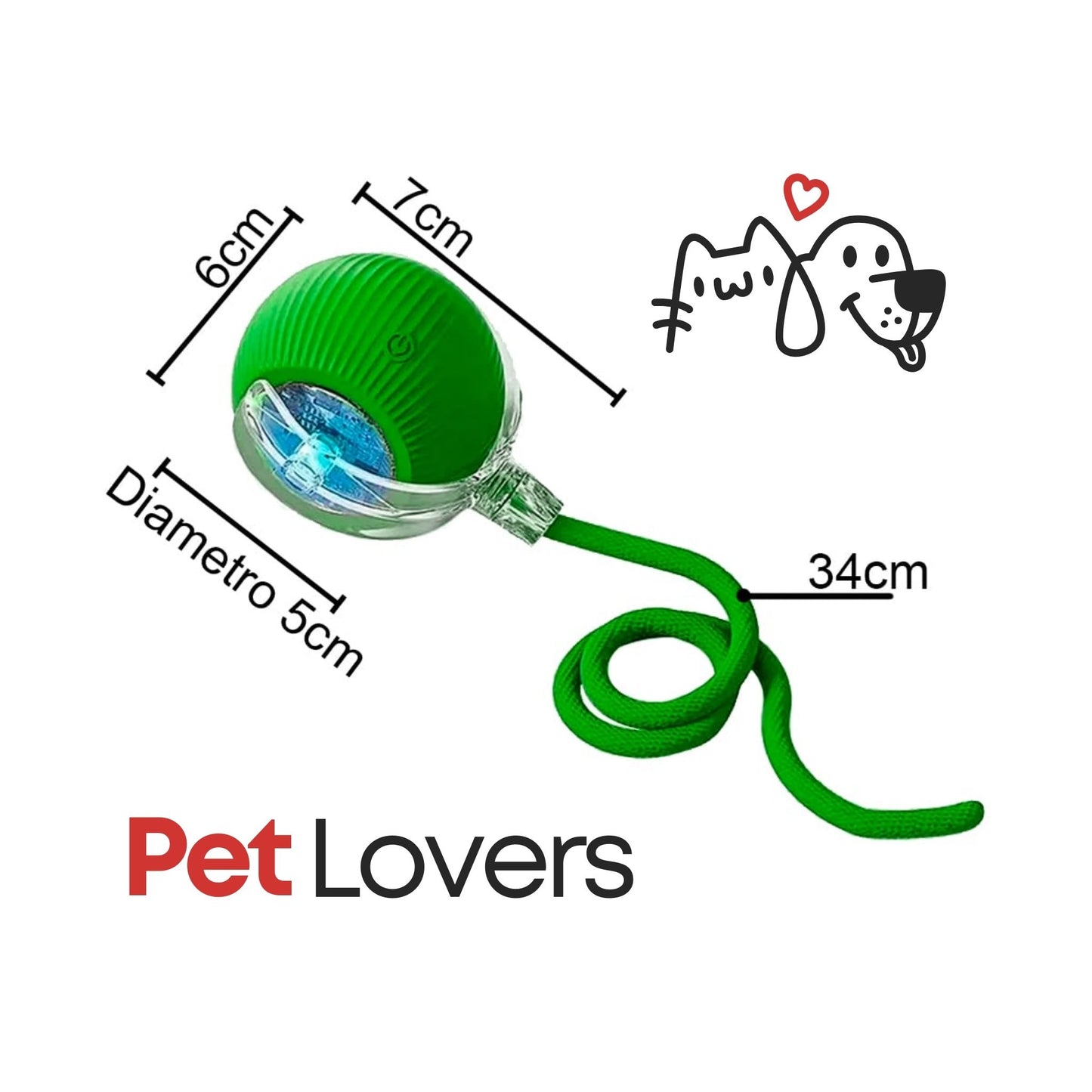 BallPet™ | Pelota Interactiva para Mascotas