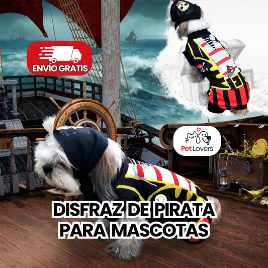 PiratePet™ | Disfraz de Pirata para Mascotas