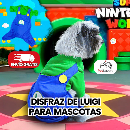 LuigiPet™ | Disfraz de Luigi para Mascotas