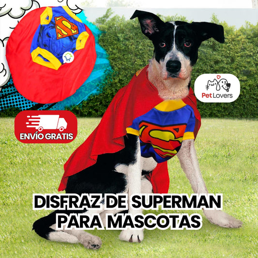 SuperPet™ | Disfraz de Superman para Mascotas