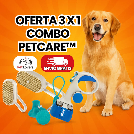 OFERTA Combo PetCare™ 3 en 1 | Combo Completo para el Cuidado de tu Mascota