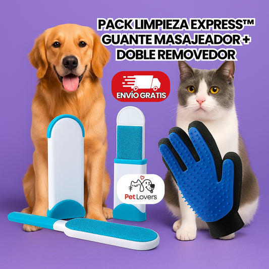 Pack Limpieza Express™ | Guante Masajeador + Doble Removedor