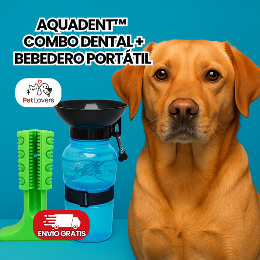 AquaDent™ | Combo Dental + Bebedero Portátil