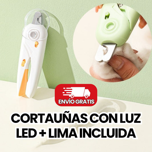 UñiPet™ | Cortaúñas con Luz LED y Lima Integrada