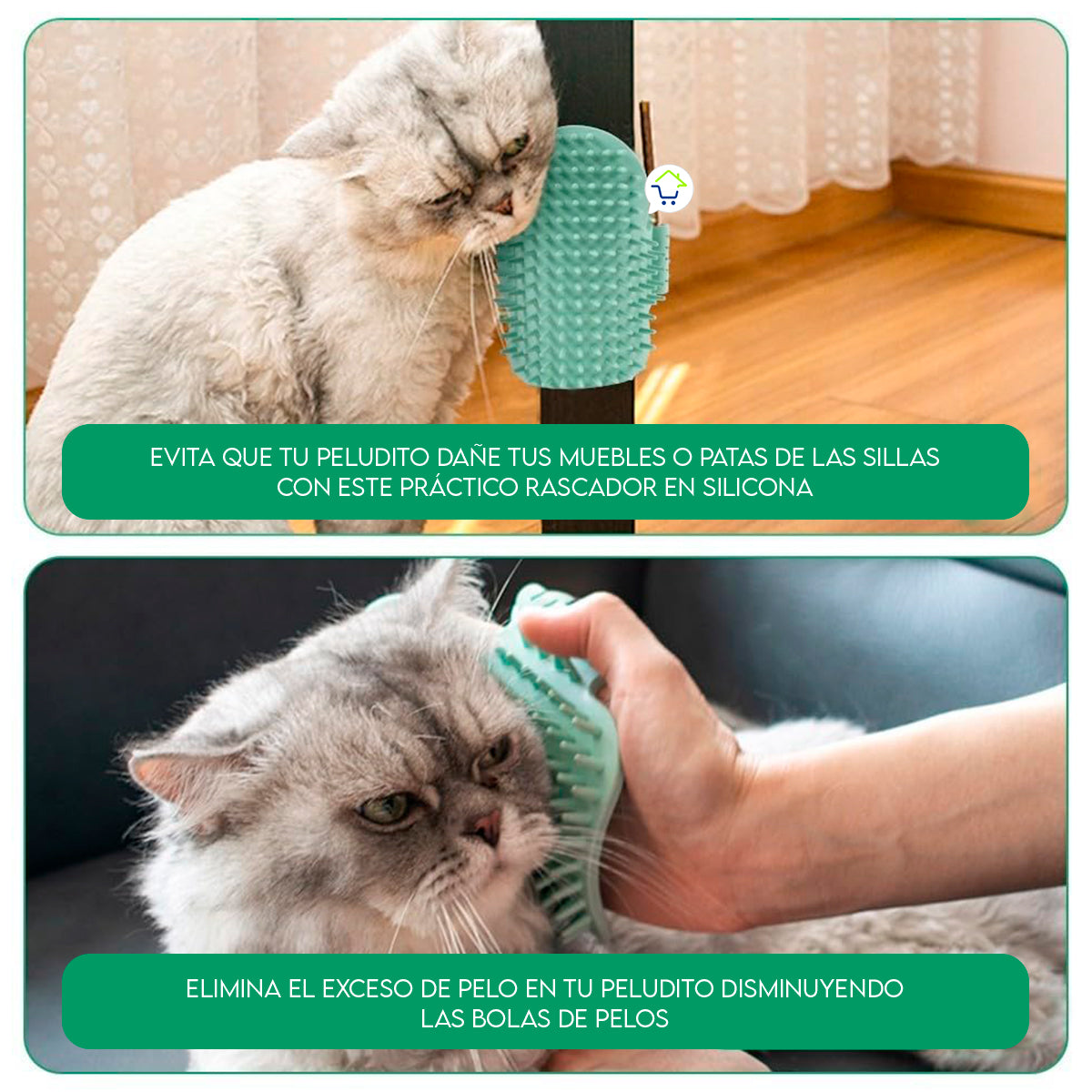 Rascatón™ | Combo (Ratón Interactivo + Rascador) Anti-Estrés para Gatos