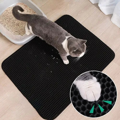 AtrapArena™ | Tapete Atrapa Arena para Gato